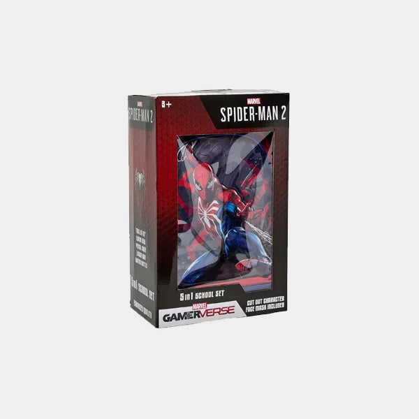 Marvel Spiderman 2 Kids 5-in-1 Trolley Bag (School Kit)