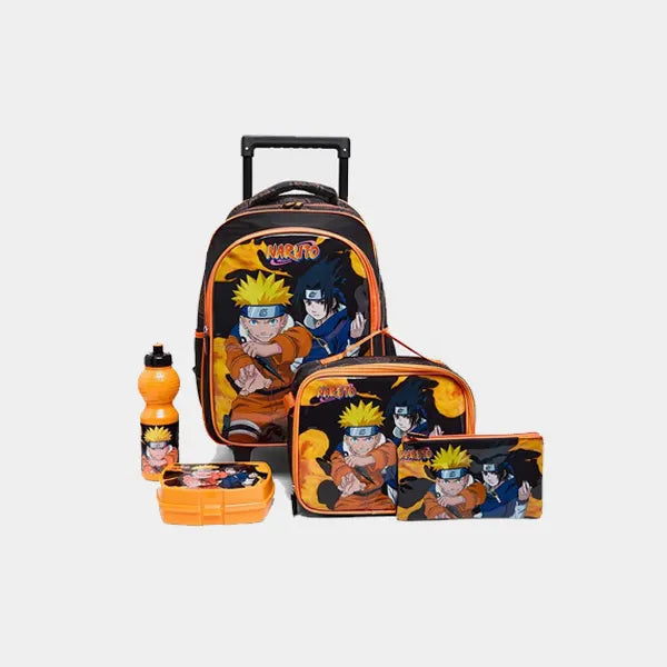 Naruto 5 in 1 Kids Trolly Bag (School Kit)