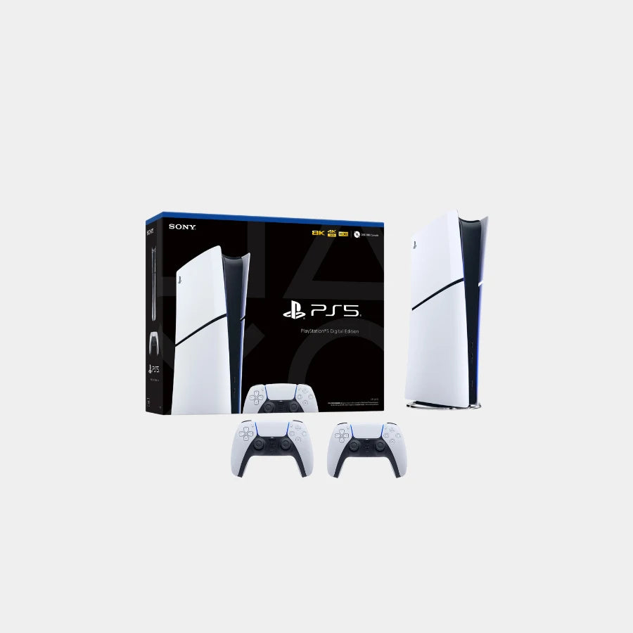 Sony Playstation 5 Slim Console Digital 1TB With Two Controllers in qatar