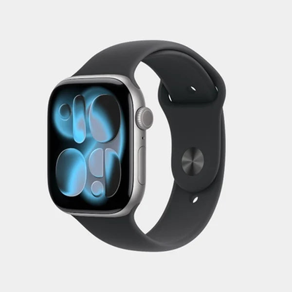 Apple Watch Series 11 GPS + Cellular 46mm Space Grey Aluminium Case with Black Sport Band  M/L - MFCA4