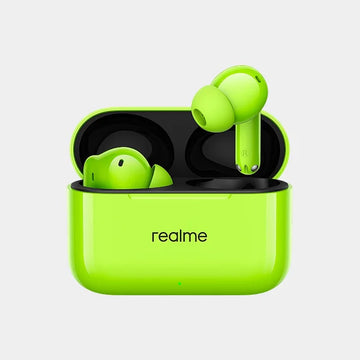 Realme Buds T200 True Wireless Earbuds - Neon Green