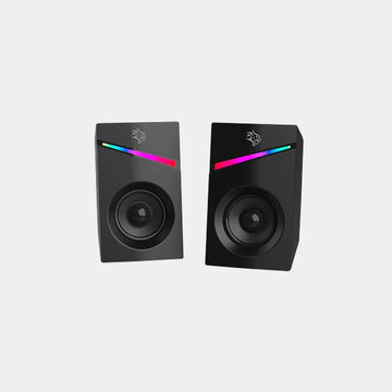 Porodo Gaming Stereo Speakers Volume Knob Control - Black