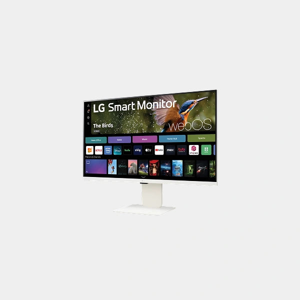 LG 32 Inch 4K UHD IPS Smart Monitor with web OS and Built-in FHD Webcam - 32SR85U-W
