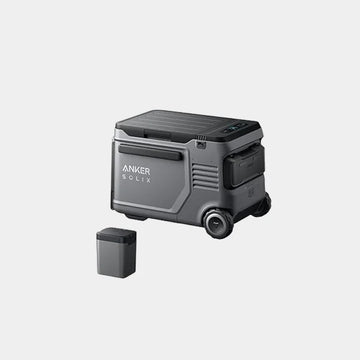 Anker SOLIX EverFrost 2 58L Cooler with Road Trip Kit, 61 qt Car Refrigerator, Electric Cooler with 288Wh Battery, Powered by AC/DC or Solar (B0DXF7XZJZ)