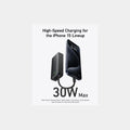 Anker Nano Power Bank 30W built-In USB-C Cable 10000mAh A1259H11 - Black