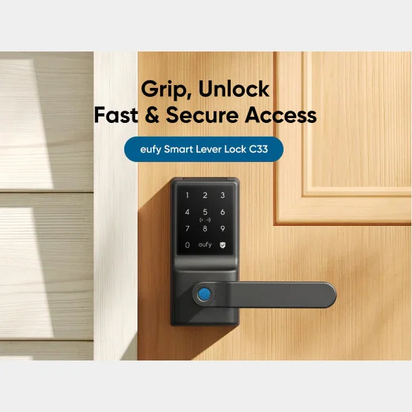 Anker T85L0111 Eufy Smart Lever Lock C33- Black in qatar