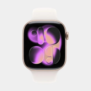 Apple Watch Series 11 GPS + Cellular 42mm Rose Gold Aluminium Case with Light Blush Sport Band -  MF8E4