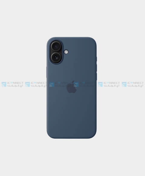 Apple Silicone Case For Apple iPhone 16 Plus  - Denim