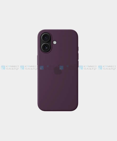 Apple Silicone Case For Apple iPhone 16 Plus  - Plum