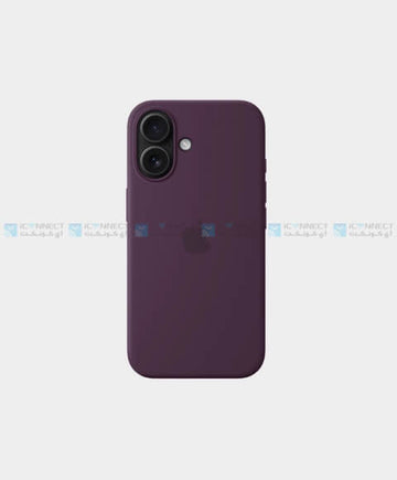 Apple Silicone Case For Apple iPhone 16 Plus  - Plum