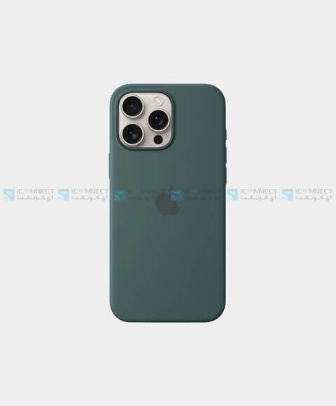 Apple Silicone Case For Apple iPhone 16 Pro - Lake Green
