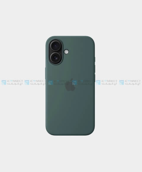 Apple Silicone Case For Apple iPhone 16 -  Lake Green