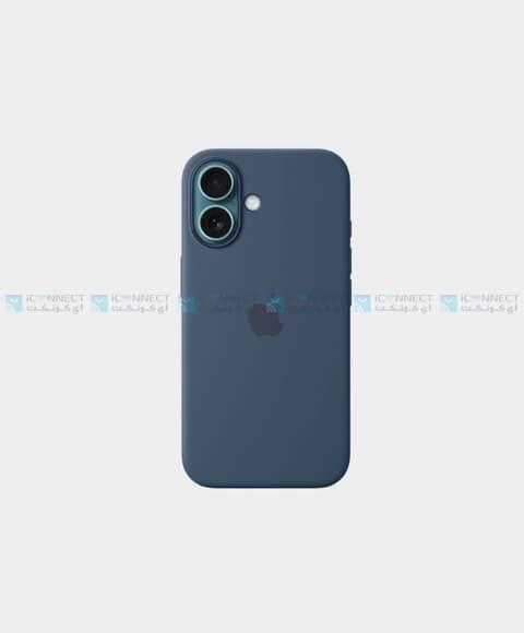 Apple Silicone Case For Apple iPhone 16 - Denim