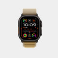 Apple 49mm Tan Alpine Loop - Large - Black Titanium Finish in qatar