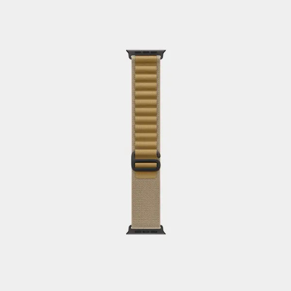 Apple 49mm Tan Alpine Loop - Large - Black Titanium Finish Qatar