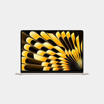 Apple MacBook Air 15 inch | M4 Chip (10-Core CPU 10‑Core GPU) | 16GB RAM | 512GB SSD | English & Arabic Keyboard | MW1K3 - Starlight