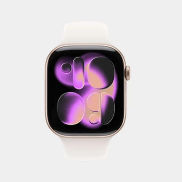 Apple Watch Series 11 GPS 42mm Rose Gold Aluminium Case with Light Blush Sport Band - S/M MEU04