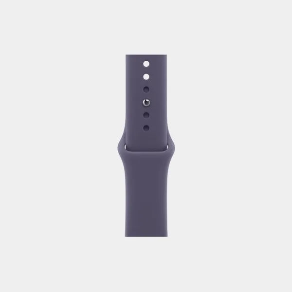 Apple Watch Series 11 GPS 42mm Silver Aluminium Case with Purple Fog Sport Band - S/M MEU64