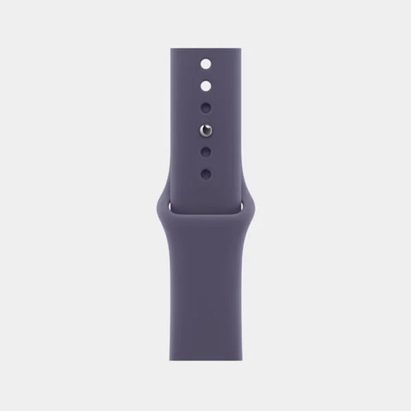 Apple Watch Series 11 GPS 46mm Silver Aluminium Case with Purple Fog Sport Band - S/M MEV94AF