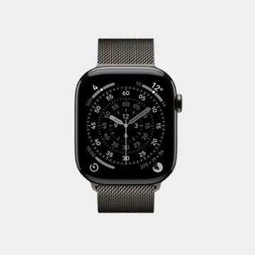 Apple Watch Series 11 GPS + Cellular 46mm Slate Titanium Case with Slate Milanese Loop S/M - MFD34