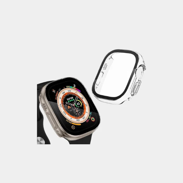 Apple Watch Ultra Case with Glass screen Protector in Qatar