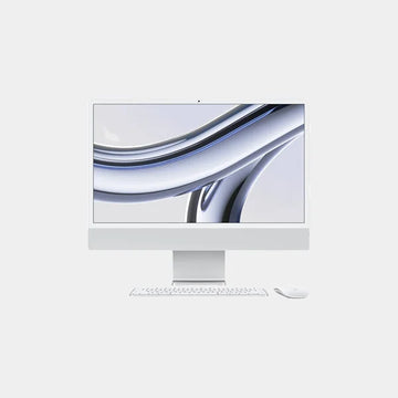 Apple  iMac 24 Inch | M3 Chip | (8‑core CPU 8‑core GPU) | 8GB RAM 256GB SSD | MQRJ3AB/A - Silver