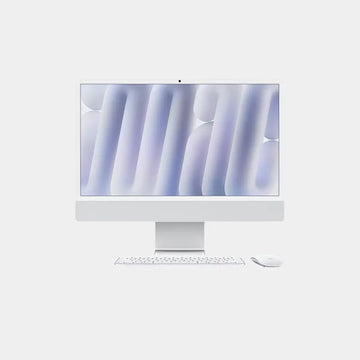 Apple iMac 24 Inch | M4 chip | ( 10- Core CPU /10 Core GPU) | 16GB RAM 512GB SSD |  MWUV3 - Silver