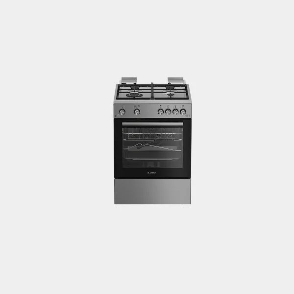 Ariston ARR6 GGG 23125 XME 60Cms Free Standing 4GAS Burner Cooking Range
