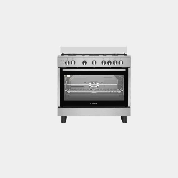 Ariston ARR9 GGF 22125 XME 90X60cm Single Cavity Gas Cooker