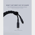 Aukey 1.8M 100W Nylon Braided USB C To USB C Cable With LCD Display Black , CB-MCC102 BK qatar