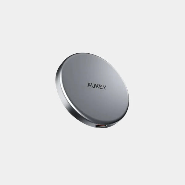 Aukey LC-MC10-GY Gray Magnetic Wireless Charger