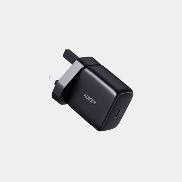 Aukey PA-R1P Portable 30W PD Wall Charger - Black