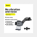 Baseus Easy Control Clamp Car Mount Holder Pro Suction Cup Version Black in qatar