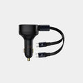 Baseus Enjoyment Retractable 2-In-1 Car Charger C+C 33W