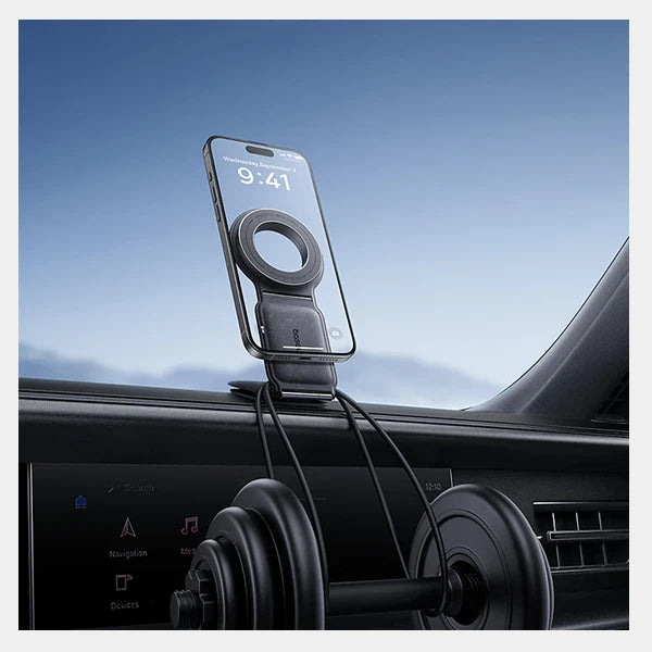 Baseus Primetrip Series C02 Mega Magnetic Car Mount Stick-On Version Cluster Black in qatar