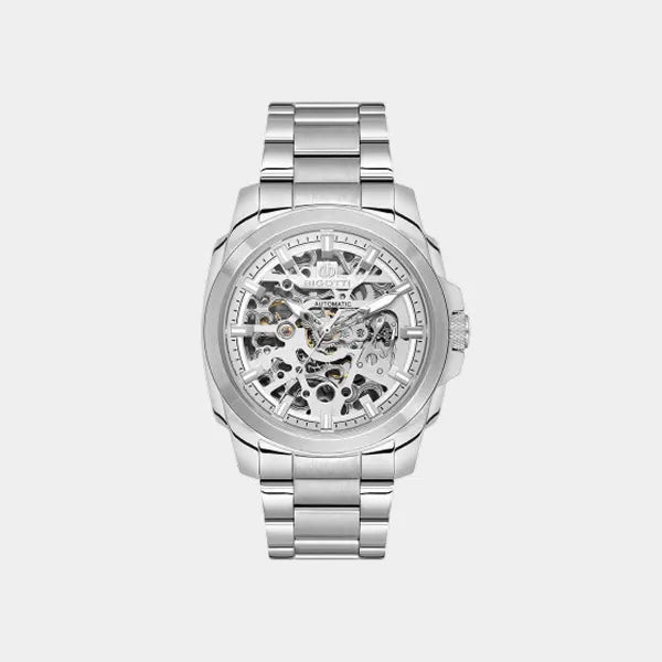 Bigotti BG.1.10605-1 Silver White Dial Automatic Gents