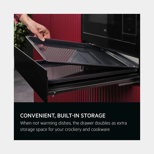AEG 6000  Built-In Warming Drawer | 6 place settings | OD8K11B - Black