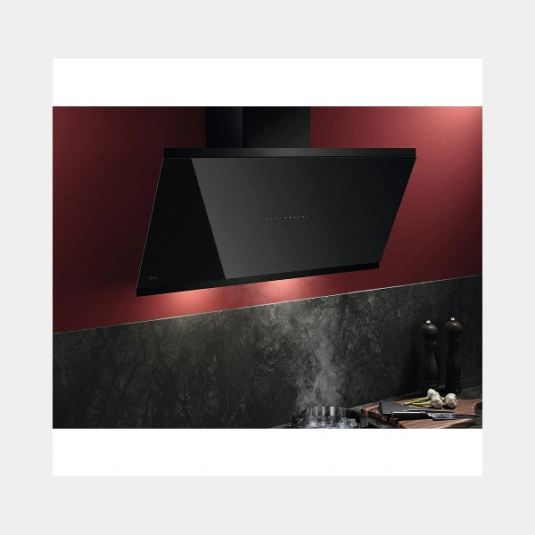 AEG 7000 Series Silence Tech Built-In Glass Chimney Cooker Hood | 90 cm | GV77D91SB | - Black
