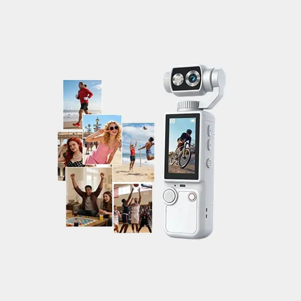 Airtab Pocket 4 Ultra HD 4K Action Camera-White