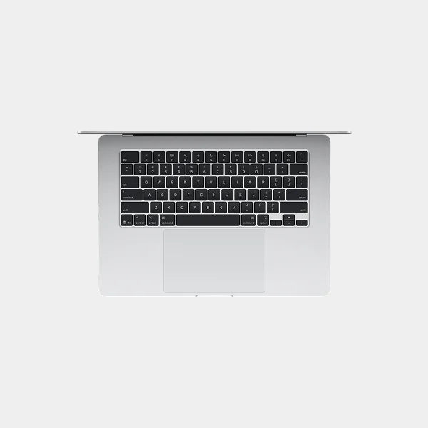 Apple MacBook Air 15 inch | M4 Chip (10-Core CPU 10‑Core GPU) | 24GB 512GB | English Keyboard |  MC6J4 ZS/A - Silver
