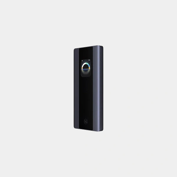 Brovi 5G MiFi Pro 5 E688-982 - Space Grey device front view with sleek design and 5G logo.