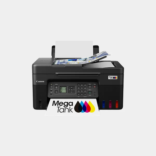 Canon PIXMA MegaTank G4770 All-in-one (Print, Scan, Copy) Wireless Inktank Printer with ADF and Fax- White