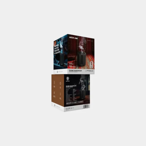 Green Lion Dune Bakhour Incense Burner - Black