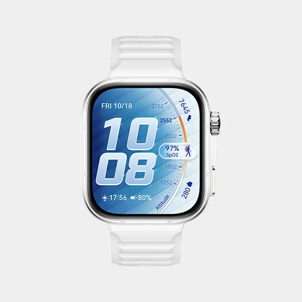 Huawei Watch Fit 5 Pro (Watch Fit 5 Pro Strap ,1 Month Watch Face VIP,3 Month Huawei Health+ Membership) - White