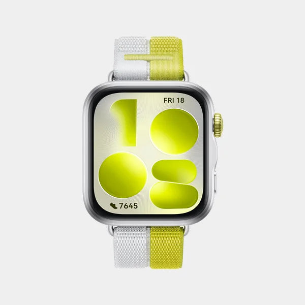 Huawei Watch Fit 5 (Watch Fit 5 Strap ,1 Month Watch Face VIP,3 Month Huawei Health+ Membership) - Silver Green