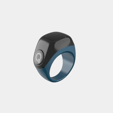 IQibla J01 Smart  Zikr  Ring  Jood  OLED 5 Days  Batt  With  Charging Case  18/20/22MM - Blue