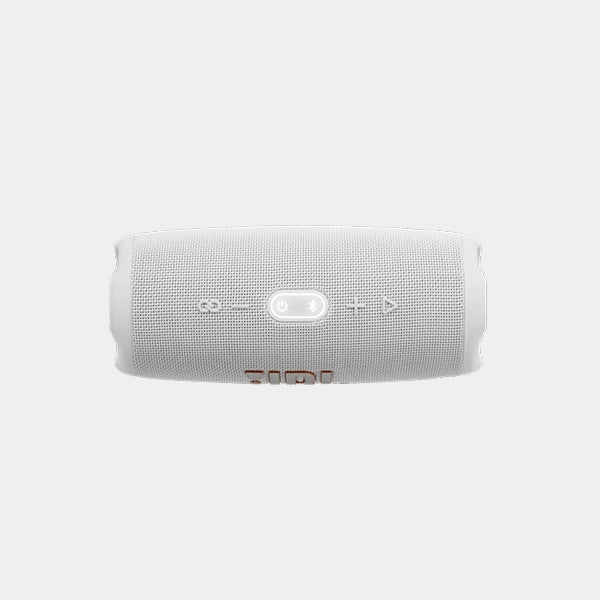 JBL Charge 5 Waterproof Portable Bluetooth Speaker - White