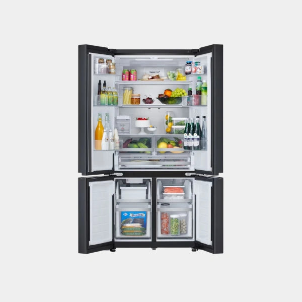 LG 619L Multi-door Refrigerator with Linear Cooling | Door Cooling | Fresh Converter | GR-B30FFGPB.ABMRGCC - Black Glass