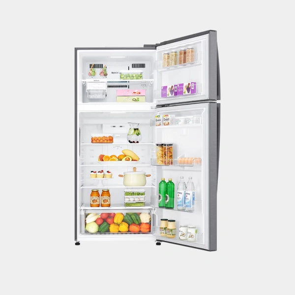 LG 720L Top Mount Refrigerator | Smart Inverter Compressor | Door Cooling | Multi AirFlow | GN-C752HQCL.ADSQMEB - Dark Graphite Silver