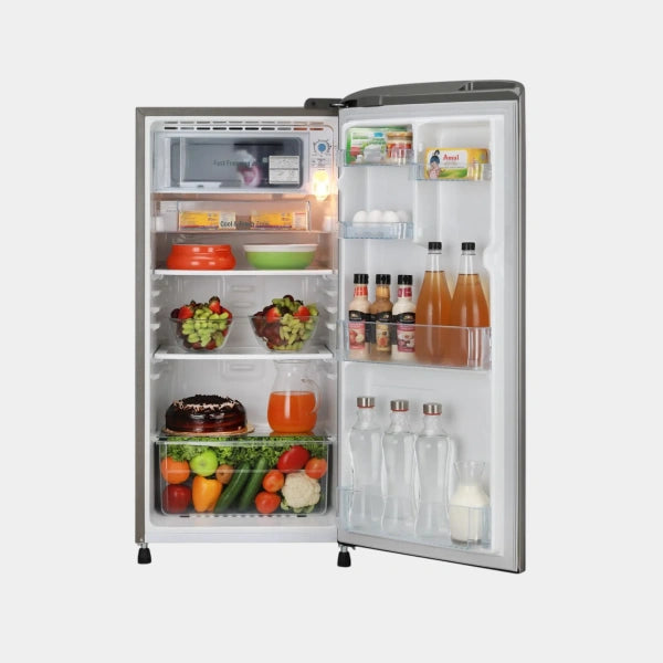 LG Single Door Refrigerator 190L | Smart Inverter Compressor | Fastest In Ice Making | GR-231ALLB.APZQMEA - Silver
